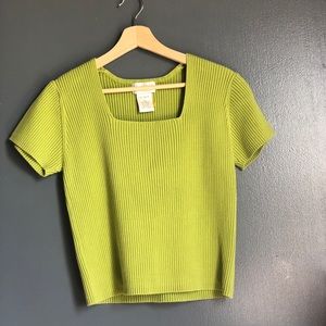 Chadwicks green top vintage feel